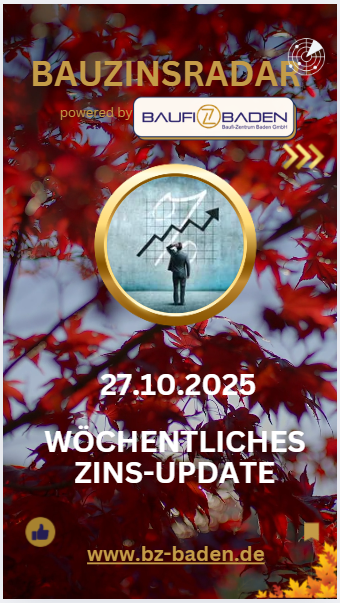 aktuelle Baufinanzierung Zinsen 27.10.2025