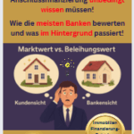 Erklärung Unterschied Marktwert, Beleihungswert