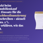 Anschlussfinanzierung beim Immobilienkauf sichern – ca. 2 % Zins | Baufi-Zentrum Baden GmbH