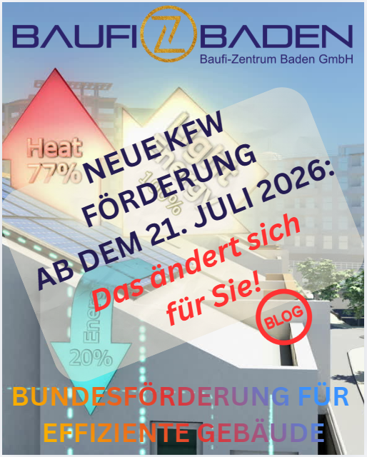 Neue KfW Förderung ab dem 21. Juli 2026: Das ändert sich für Sie Die Bundesförderung für effiziente Gebäude wurde neu gefasst. Die Grundförderung bleibt, doch Höchstbeträge und Boni sinken. Wir zeigen Ihnen die alte und die neue Richtlinie im direkten Vergleich.