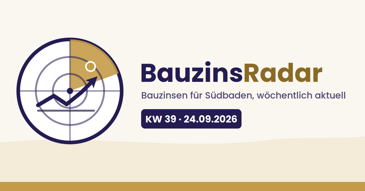 BauzinsRadar Kalenderwoche 39, Stand 24. September 2026